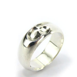 Tiffany & Co Tiffany & Co Curved Heart Ring Sterling Silver Metal Ring